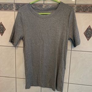 Short sleeve light gray shirt. Never worn.